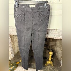 We The Free Charcoal High Rise Women's Motorcycle style black Jeans